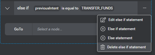 Compact condition menu delete elseif