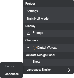 Design choose ui language