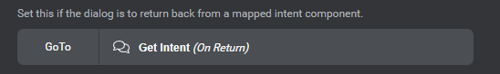 Intent mapper goto on return