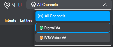 Panel nlu grammars pick channel