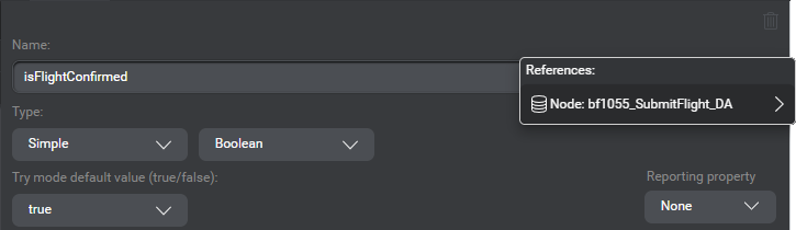 Panel variables usage count expanded