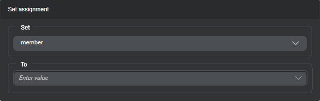 Prop assign complex variable initialize 1