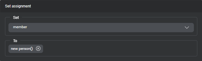 Prop assign complex variable initialize 2