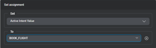 Prop assign var active intent set