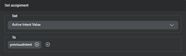 Prop assign var active intent set to other var