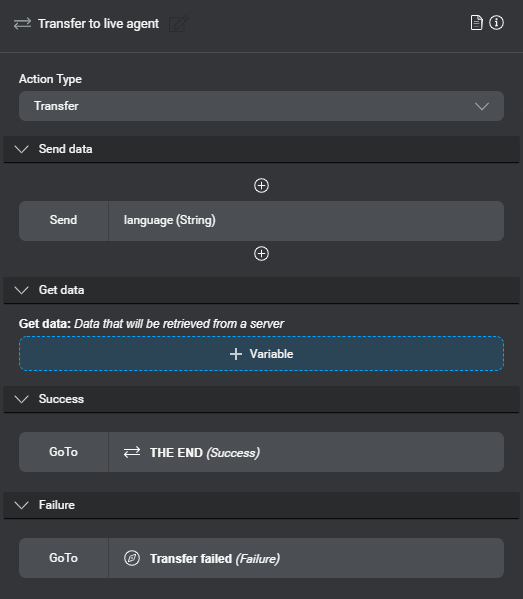 Prop external actions node transfer example