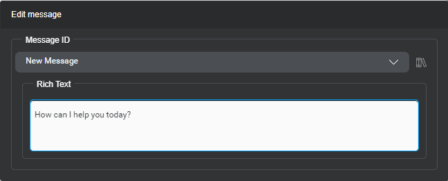 Prop question answer node message in progress