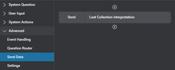 Prop question answer node send data parameter