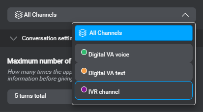 Prop question answer node settings pick channel