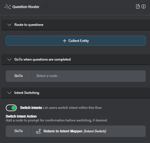 Prop question router node