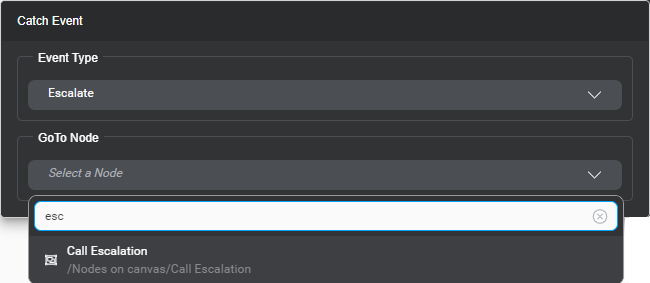 Prop start node event handler escalate