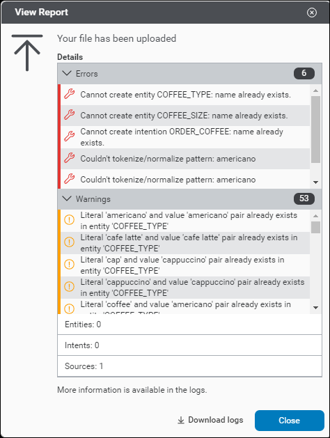 import view report